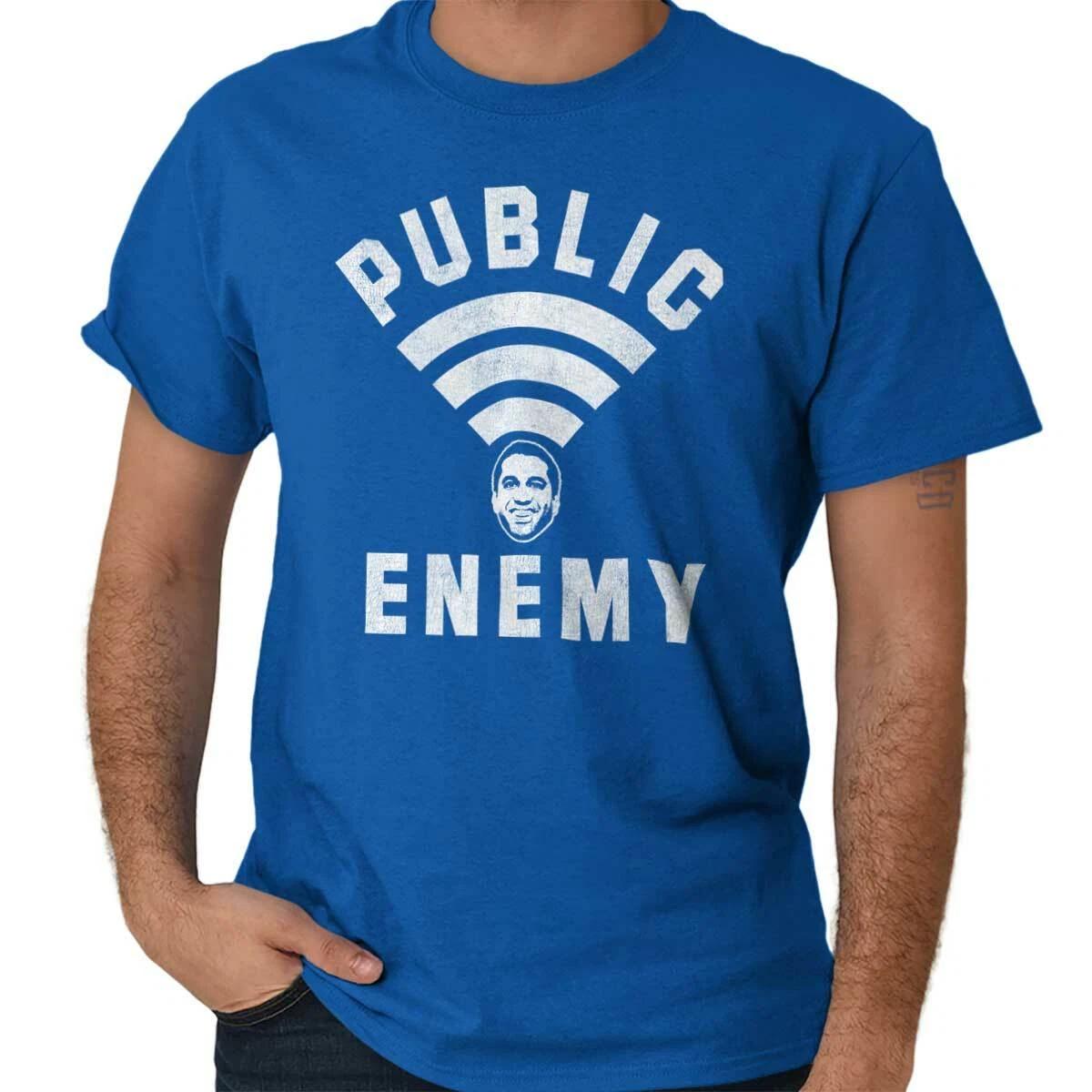 Public Enemy Number One Net Neutrality Gift Womens or Mens Crewneck T Shirt Tee XL