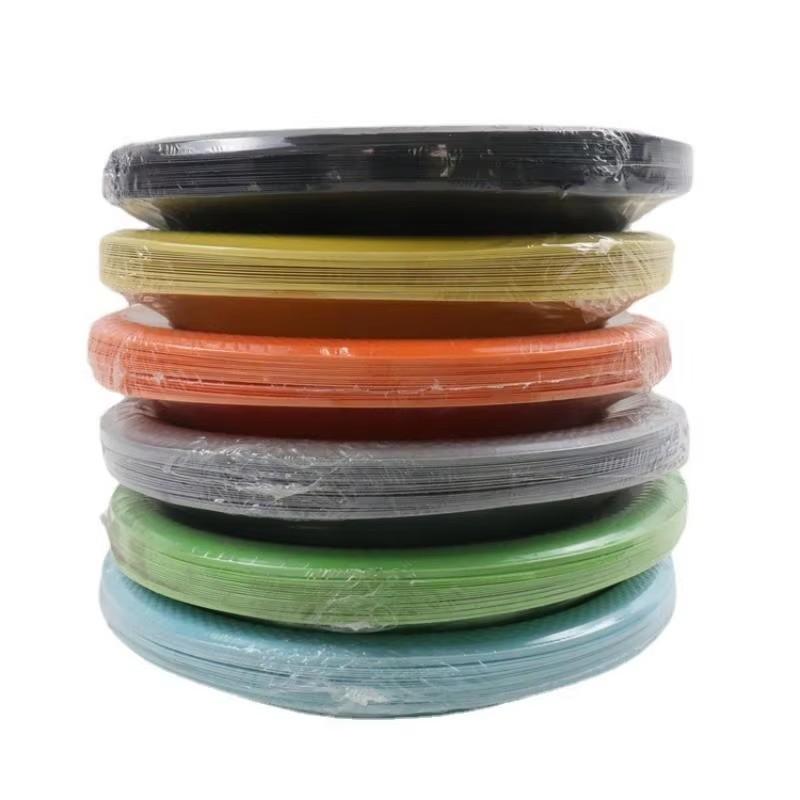 New 10Pcs Selling 8 Inch Festive Items Disposable Plate Plastic Ps Plate Color Round Cake Tableware Barbecue Plate
