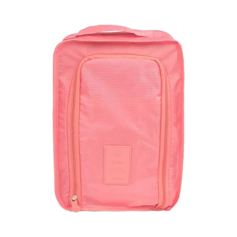 

Sneaker Bag Organizer Storage Single Shoe Organizers Portable Home Garden Foldable Water Proof Breathable Travel Household Use рожевий