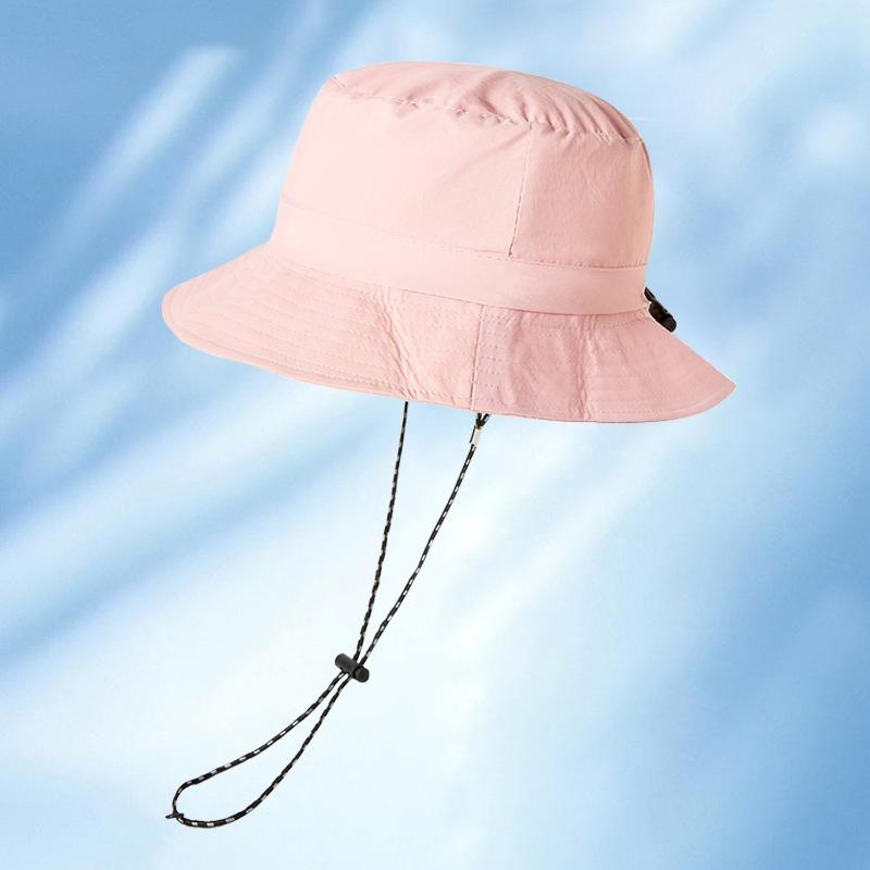 Summer waterproof storage bucket hat embroidered outdoor fishing climbing cap folding sunshade sun protection cap