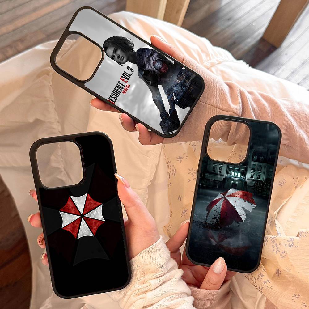 Game R-Resident-es Evil-es Phone Case For IPhone 16 Pro Max 15 14 Plus 14 13 12 11 17 PC+TPU Cases Back Cover