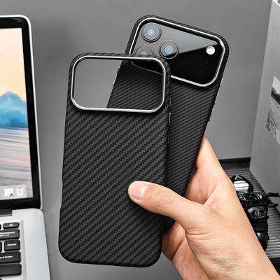 High Quality 600D Kevlar Carbon Fiber Pattern Case For IPhone 17 Pro Max Air 17E 16 15 14 Plus 13 Pro for Magsafe Protect Cover