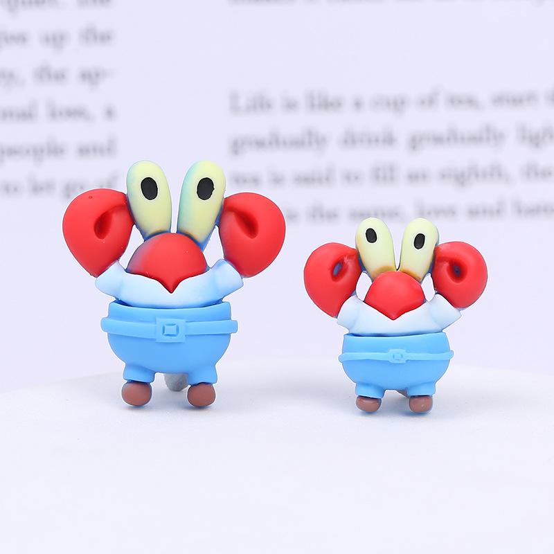 SpongeBob & Snail Resin DIY Ornaments: Accessories for Phone Cases, Headwear, Jewelry, & Crocs 30mm Large