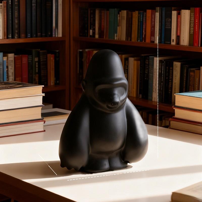 Modern Art Gorilla Figurine For Home Decor And Childrens Room Display
