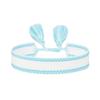Embroiderable Polyester Cotton Letter Tassel Bracelet for Women – 1.5cm Woven Wristband