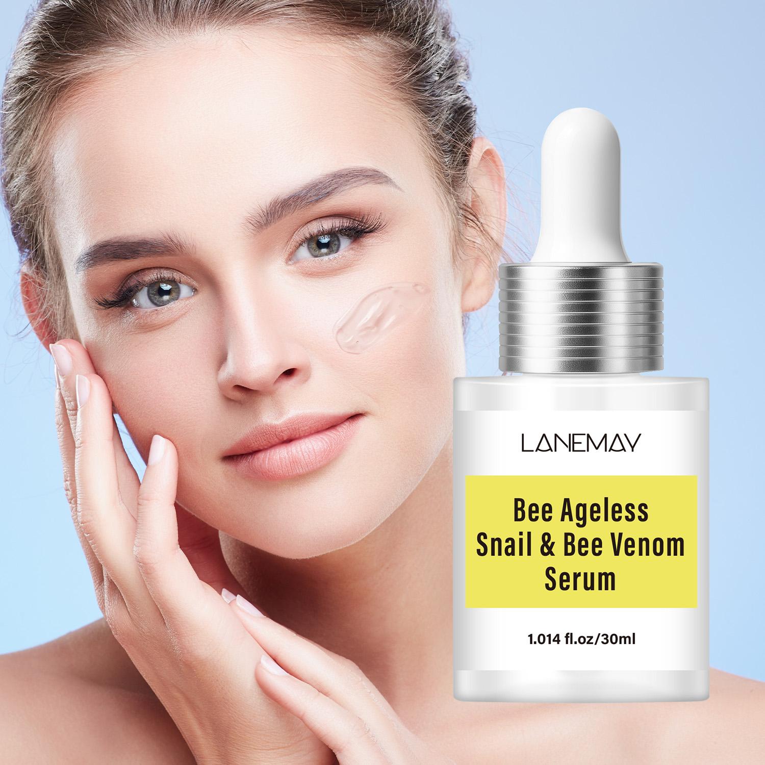 

Bee Ageless Snail & Bee Venom Serum-Moisturizing Skin-Promotes A Smoother, More Refined Skin Texture-Suitable For All Skin Types, 30ml