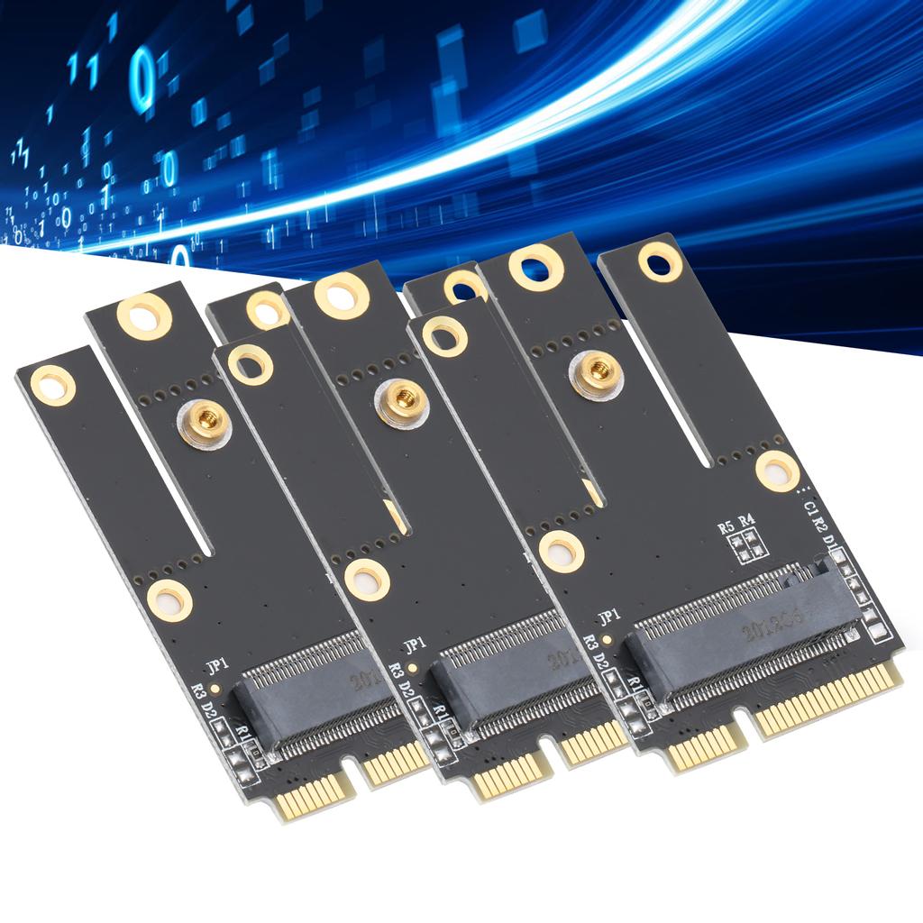 3Pcs Wireless Network Adapter Card M2 NGFF to Mini PICE Converter Network Accessories