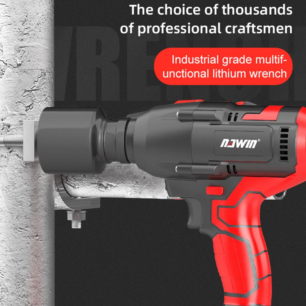 600NM Wrench Industrial Brushless 20V Lithium Wrench Super Torque Cordless Electric Wrench Easy Removal Of Car Tires