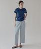 Keullaepeu Easy Cut Back Elastic Pants_Light Blue / (S,M,L,Xl)