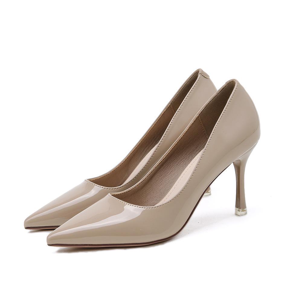 

A2200 pointed thin heels high heels OL single shoes women s Huidong shallow mouth temperament women s shoes custom sexy super high heels 40