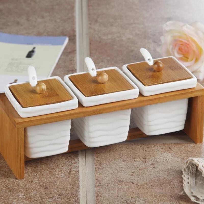 Qianxing Ceramic Seasoning Box Set
