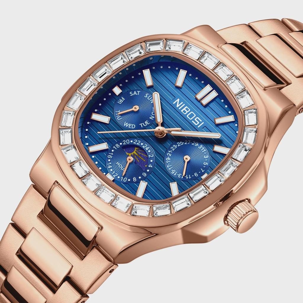 Fashion Men Watches Luxury Date Miyota Quartz Watch Men Waterproof Stainless Steel Male Clocks Reloj Hombre