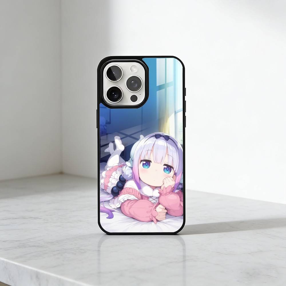 

D-Dragon M-Maid K-Kanna K-Kamui Phone Case For iPhone17,16,15,14,13 Plus,Pro Max Magnetic For Magsafe Wireless Charging iPhone15PROMAX
