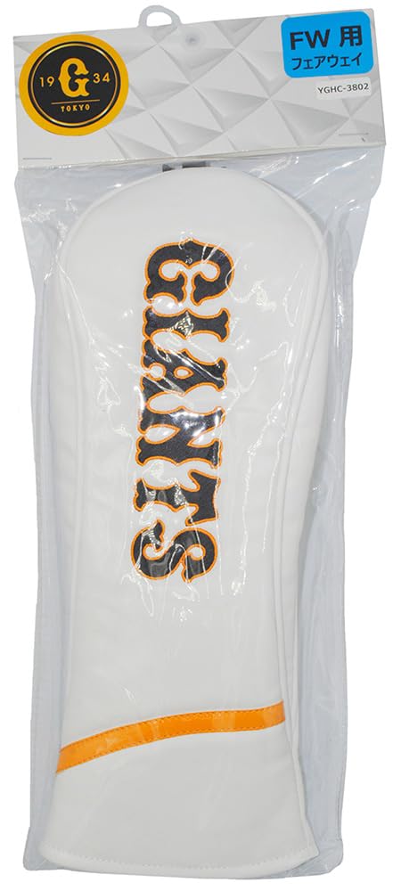 LEZAX Yomiuri Giants Golf Headcover for Fairway Woods, White, YGHC-4857