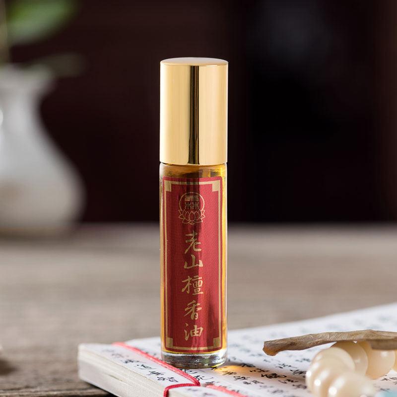 Natural Sandalwood Essential Oil Dedicated Buddha Household Tea House Hotel Meditation Relaxation Soothing Mind Purifying Air 10ml&sandalwood