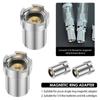 4/8/10Pcs Threaded Ring Adapter 510 Threaded Magnetic Adapter Mod Converter 304 Stainless Steel Threaded Ring Adapter Kit