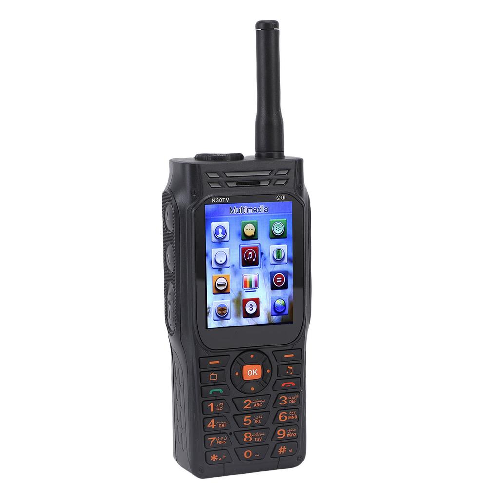 Big Key Phone 2G 2.4in HD Screen High Volume 3 SIM Card Slots 0.08MP Cell Phone for Study Work Life