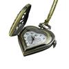 Pocket Watch Vintage Hollow Heart-shaped Alloy Vintage Pocket Watch for Daily Life
