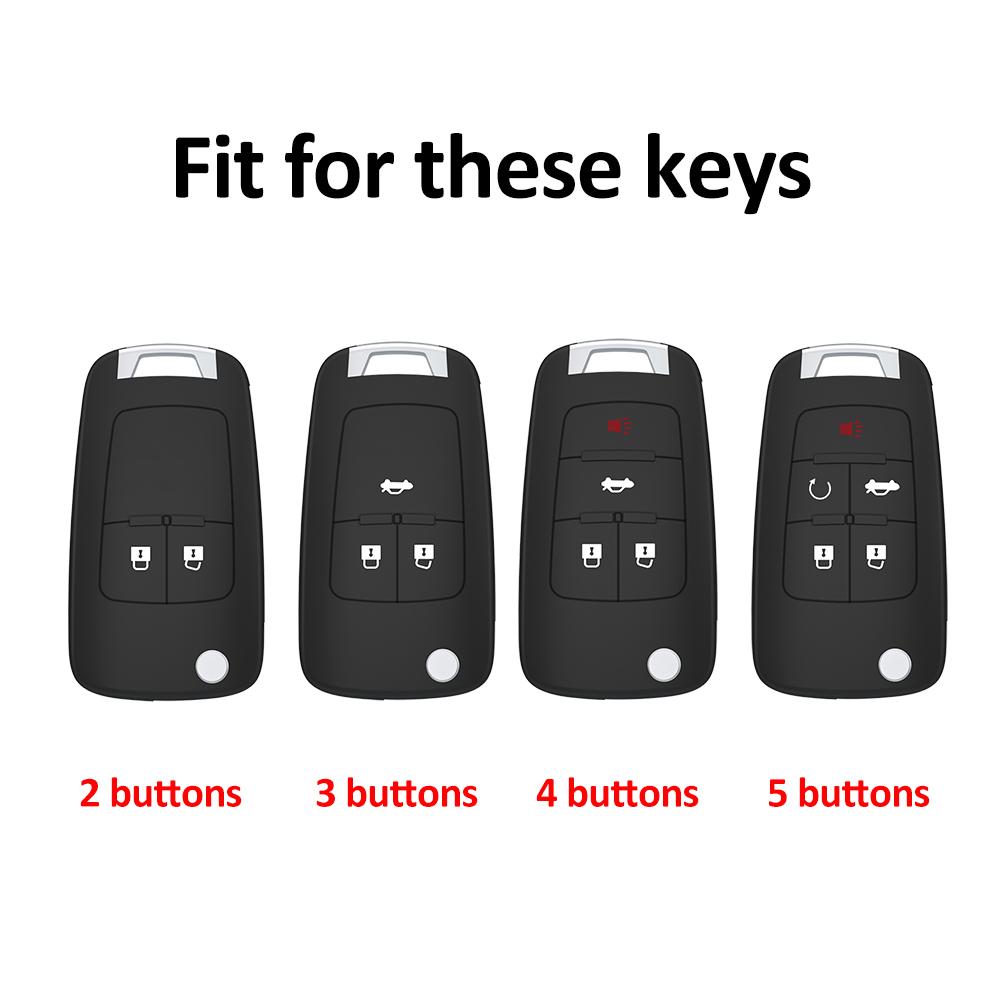 TPU Shell Fob Auto Keyless for Buick for Chevrolet Cruze Aveo Trax Opel Astra Corsa Meriva Zafira Antara J Car Key Case Cover