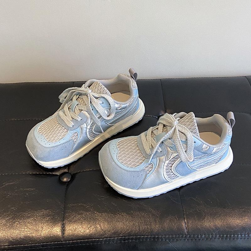 Comfortable and Versatile Women's Summer New Breathable Mesh Fashion Versatile Platform Sports and Leisure Shoes