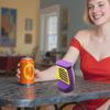 One-Handed Can Opener for Soda Beer Cans 3D Printed Bottle Opener Easy Aluminum Tab Remover for Kids Seniors Fun Kitchen Bar Accessory