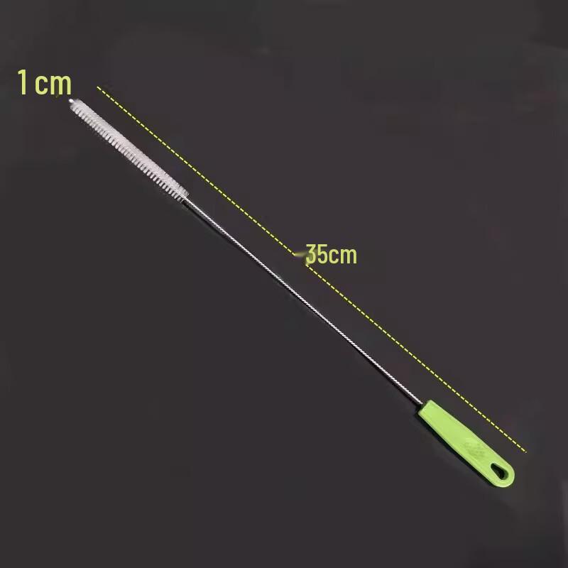 Miaojiayi Soft Bristle Test Tube & Straw Cleaning Brush Set