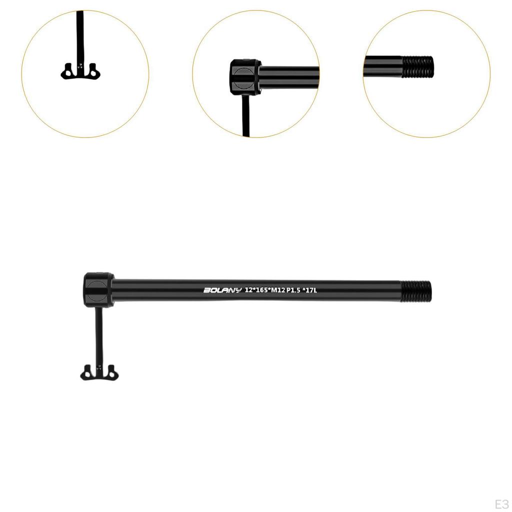 Bicycle Hub Thru Axle Rod for Easy Installation on Mountain Bikes
