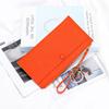 Ladies Zipper Wallet Lightweight Top Grain Leather Wallet Wristlet Clutch Wallet Top Grain For Shopping Dating Evening Events