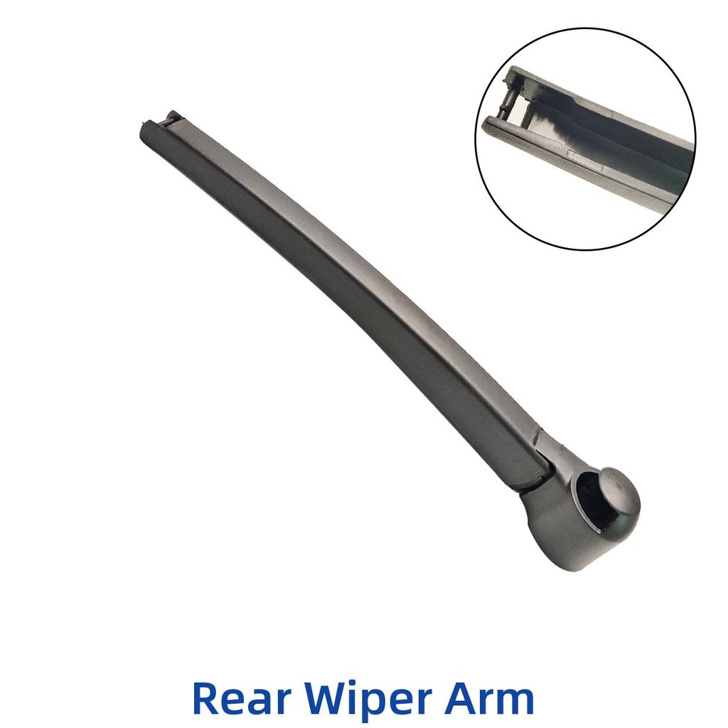 16" 400mm Rear Wiper Blade & Arm Set Kit For Volkswagen Touran 2003-2010 Windshield Windscreen Tailgate Window Rain Brush