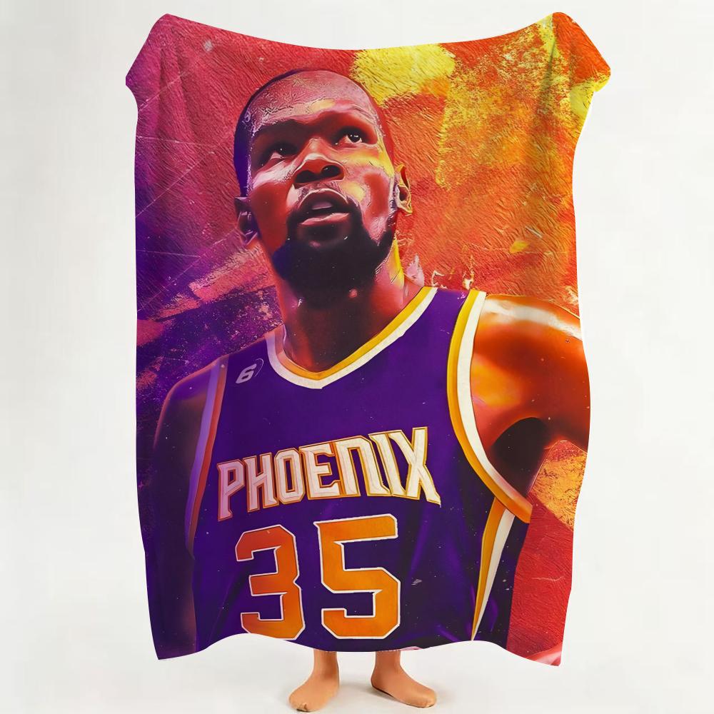 Athlete K Kevin D Durant Throw Flannel Throw Blanket Suitable for Sofa Living Room Bedroom
