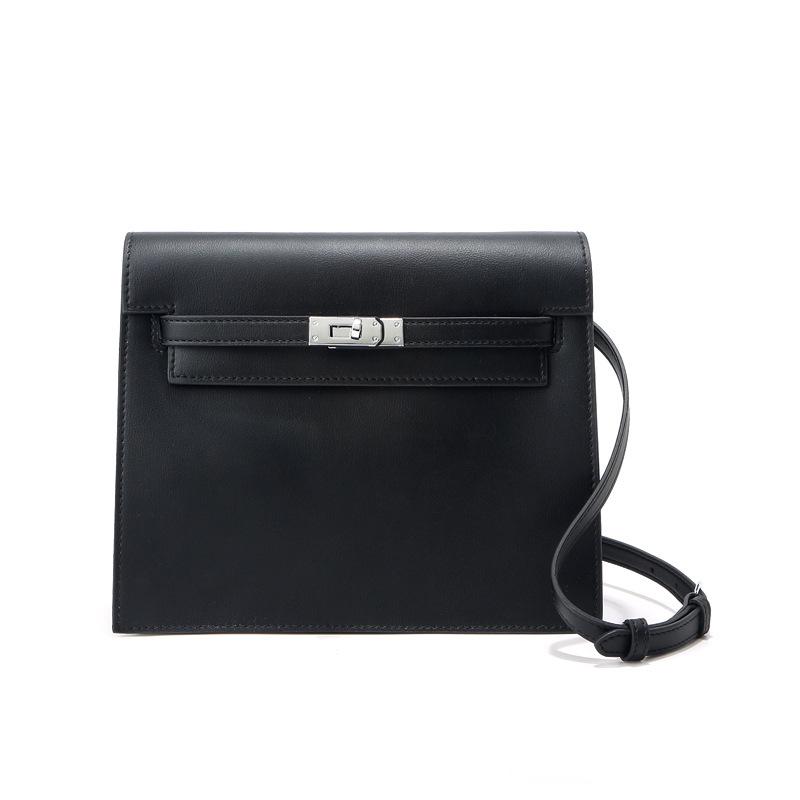 Borsa a Tracolla Kelly alla Moda in Pelle di Vitello per Donna - Borsa a Spalla Versatile, di Alta Gamma, in Vera Pelle con Sensazione di Lusso Leggero