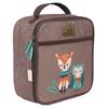 Perletti Cool Kids Lunch Box Owl & Deer Pattern Insulated Thermal Bento 21x22x11cm