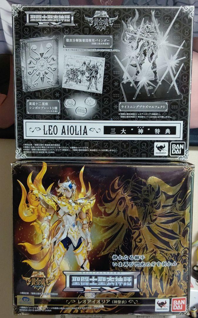 

[USED] Saint Seiya Cloth Myth EX Leo Aiolia God Cloth with First Press Bonus