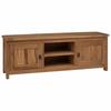 TV Stand 110 X 30 X 40 Cm Natural Solid Teak Wood