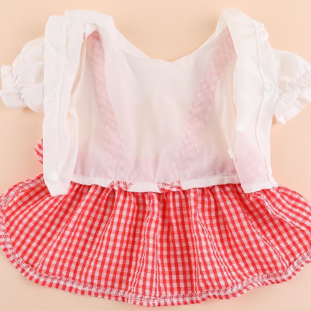 Yavru Köpek Giysileri İlkbahar Stili Bebek Yaka Elbise Kedi İlkbahar Sonbahar Yaz Teddy Than Ayı Küçük ve Orta Boy Köpek Yeni