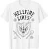 Stranger Things Season 5 Hellfire Lives! Marker Club Logo T-Shirt