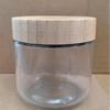 Large Glass Storage Jar with Bamboo Lid, Cereal & Yogurt Container, Sealed Oatmeal Cup