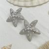 Simulated Starfish Ear Studs Summer Beach Ear Jewelry Exquisite Small Star Earring  for Women