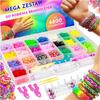 Mega Set Rubber Bands for Making Bracelets Large Xxl 6800 Pcs For Gift Diy
