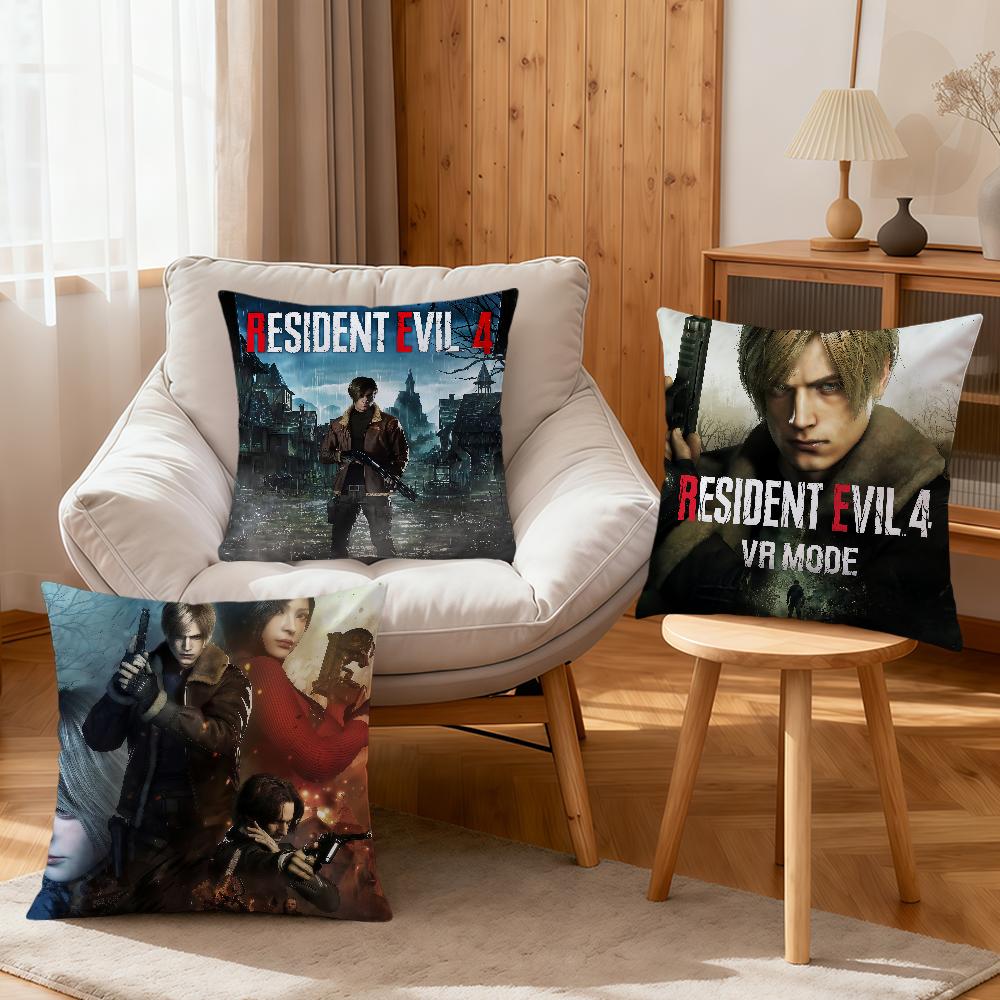 game cool rResident eEvil Remake soft pillowcase for Sofa Home Living Room bedside Decor pillow cover Gift Party hogar