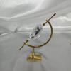 Gold Black Fixed Decorative Glass Ball Sphere Ornament Crystal Ball Base Home Decor Display Stand