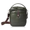 Doubles Men's Genuine Leather Shoulder Bag, A5 Capacity, BKS-7040 (Green)