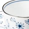 Nihon Tosai Cup and Saucer, Blue, 200ml, B40187180, Set of 4