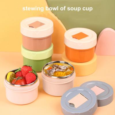 300 ml Öğle Yemeği Kutusu Sızdırmazlık Kauçuk Halka Sızdırmaz Isı Koruma Pürüzsüz Kenarlar Paslanmaz Çelik Çocuk Yalıtımlı