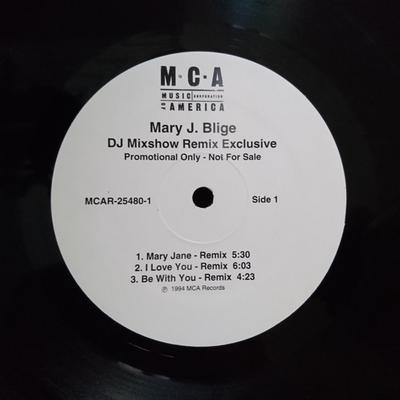12inch Record MARY J. BLIGE  DJ Mixshow Remix Exclusive MCAR25480 MCA Records 1999 US Rap  HipHopRB Used