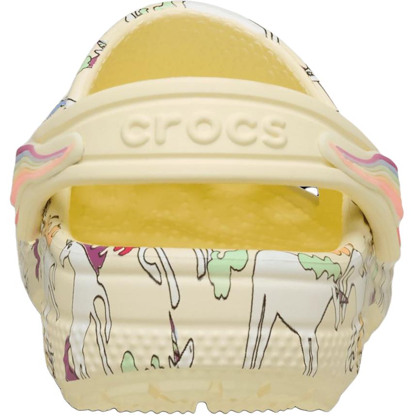 Crocs Classic Clog Comfortable Breathable Low-Top Walker Shoes Baby Shoes Yellow 212515-7CJ