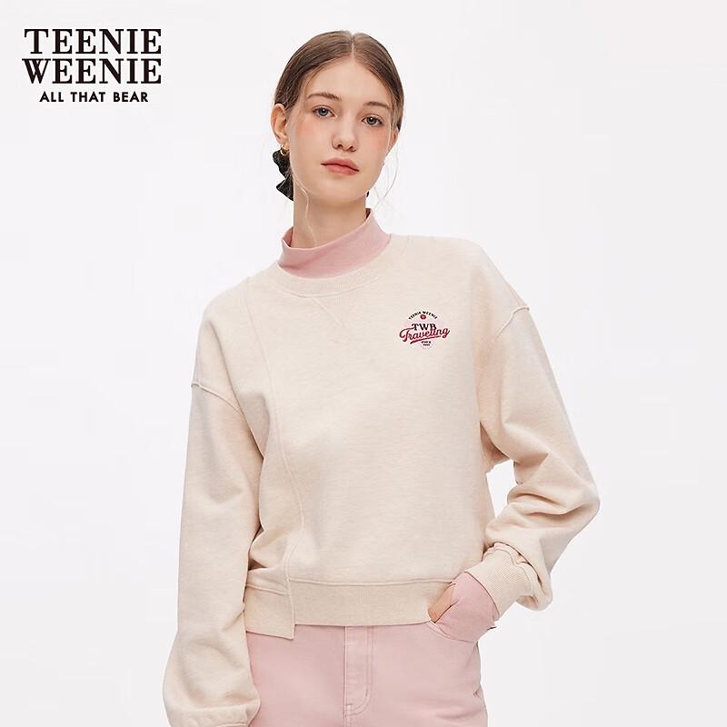 Teenie Weenie Women's Cartoon Bear Crew Neck Sweatshirt