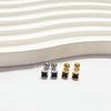 Titanium Steel Heart & Four-Leaf Clover Stud Earrings - Elegant, Versatile, Mori-Style Fashion for Women