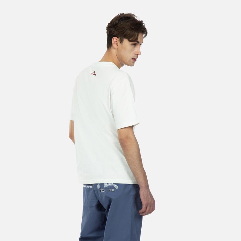 Evisu T-Shirts Unisex Crew Neck Moderate Straight Fit 2ESHTM3TS525XXCT