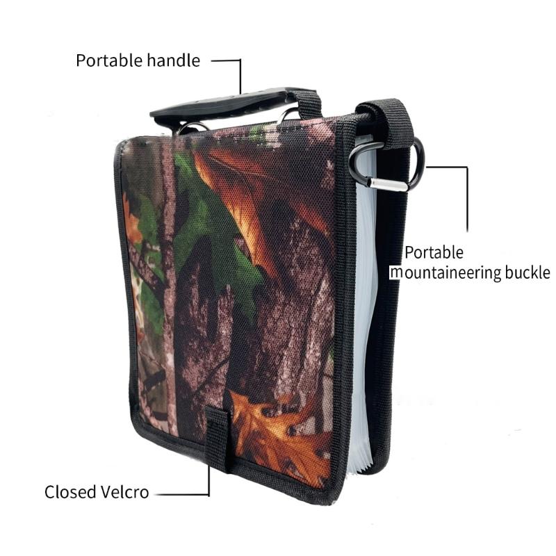 Fliegenfischer-Vorfach-Etui Vorfachschnur-Halter 15 Fächer Transparent-Vorfach Vorfach Aufbewahrungstasche Vorfach-Tasche